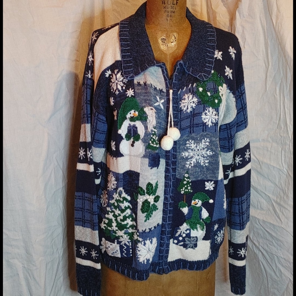 Ugly Vintage Christmas sweater. - Picture 9 of 12